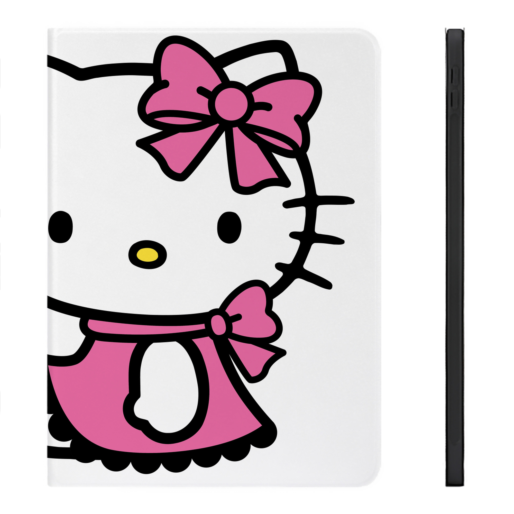 （画像用） Hello Kitty ハローキティ IPadケース ペンホルダー付き ブックスタイルデザイン